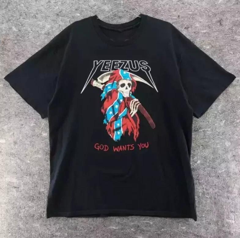 

Yeezus Tour Kanye West Reaper Men s T-Shirt uNISEX BL1539 2XL