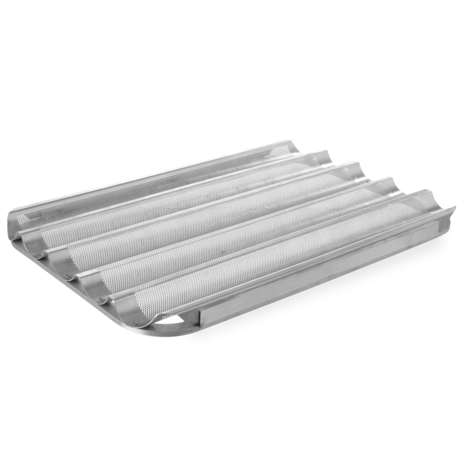 Baguette-Backblech 60x40cm 5 Rillen - Hendi 808238 60x40cm