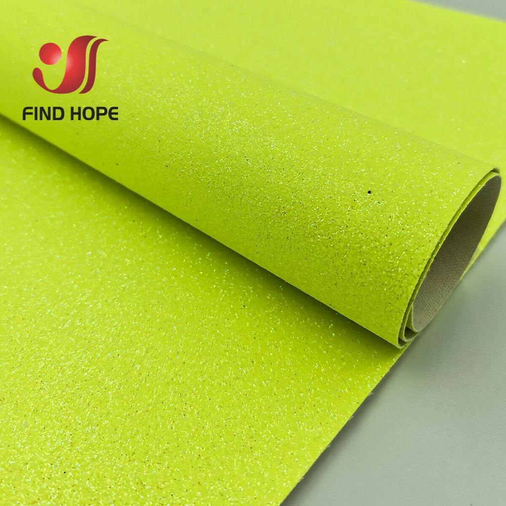 Fine Glitter Fabric Roll iridescent Sparkle Faux Leather Craft Material Bows Bag Decor DIY Sewing Making Sheets