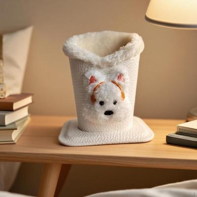 Gefütterter Brillenhalter Niedlicher Brillenständer Etui Aufbewahrungsorganizer für Büro