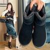 Women's Snow Boots Winter New Fleece Thickened Cotton Boots Children's Warm Short Tube Bread Cotton Shoes