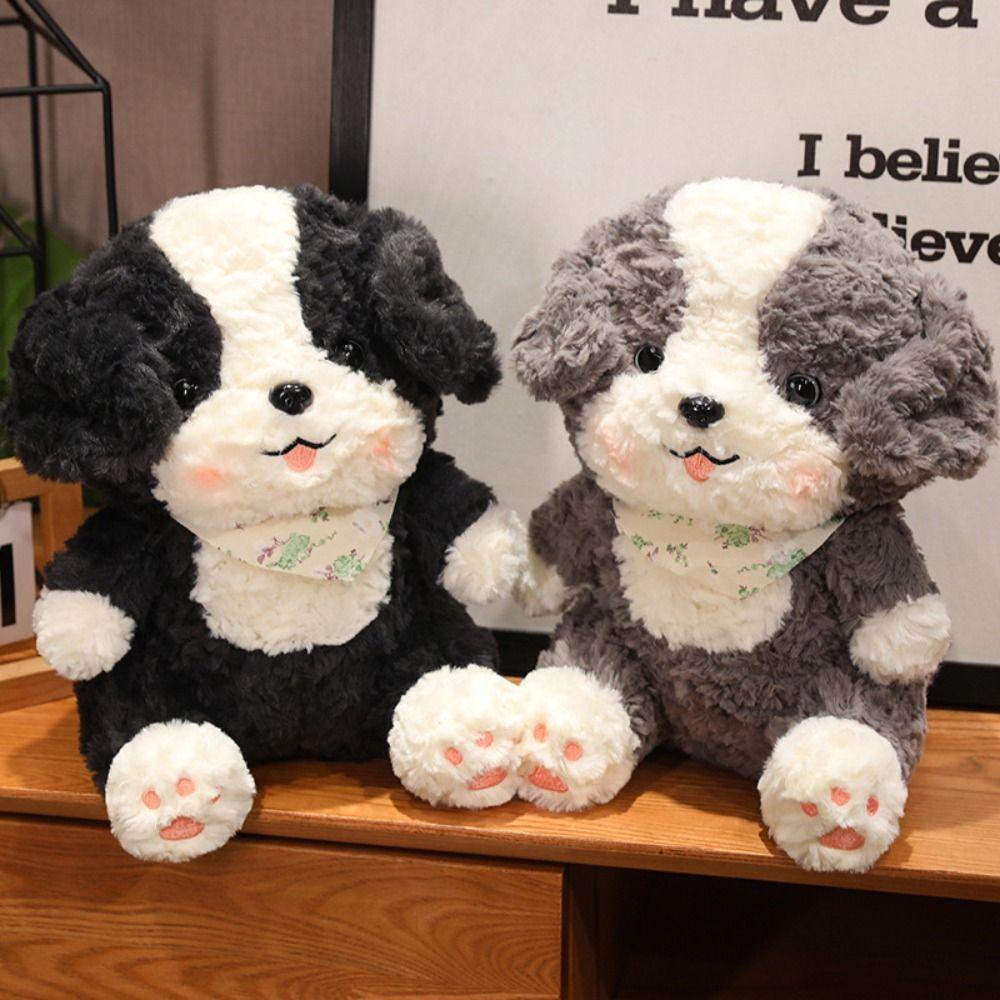Soft Plush Animal Dog Doll Fluffy Dog Plush Stuffed Toy Cute Puppy Plush Toy  Home Decor