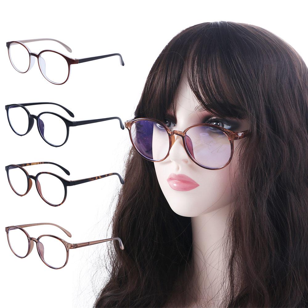 Korean Style Computer Eyewear Round Frame Eyeglasses Women Eyeglasses Anti Blue Light Glasses