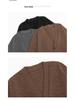Mu Yuan Unisex Single-Breasted Cardigan - Autumn/Winter Loose Knit Sweater