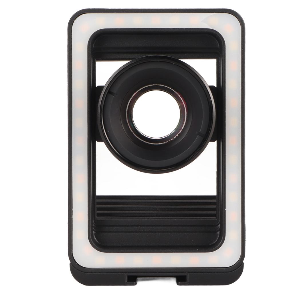100mm Phone Macro Lens Universal Clip 4K HD Portable Phone Camera Macro Lens with LED Fill Light