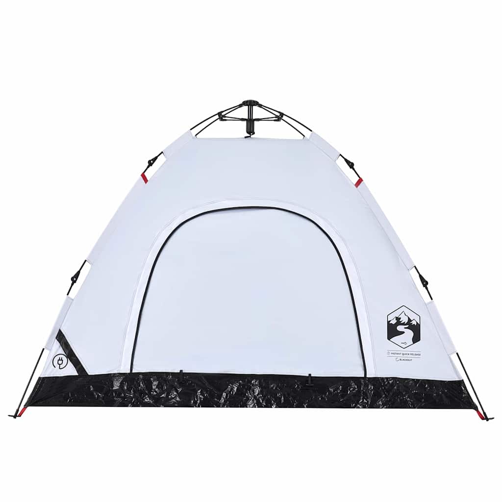 Vidaxl 3-Season Tent, White, Blackout, Quick Setup