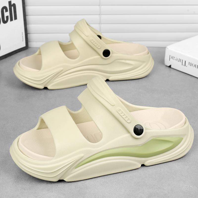 

Мужские уличные сандалии, тапочки, пляжные, удобные, толстые, мягкие, летние, мужские, повседневные, обувь для сада, мужские, женские, пляжные сандалии 36-37