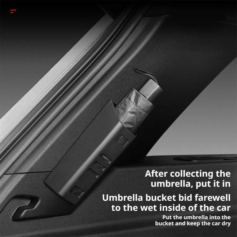 Waterproof Umbrella Mount Bracket Multi-Purpose Storage Box Portable Car Umbrella Holder  Travel