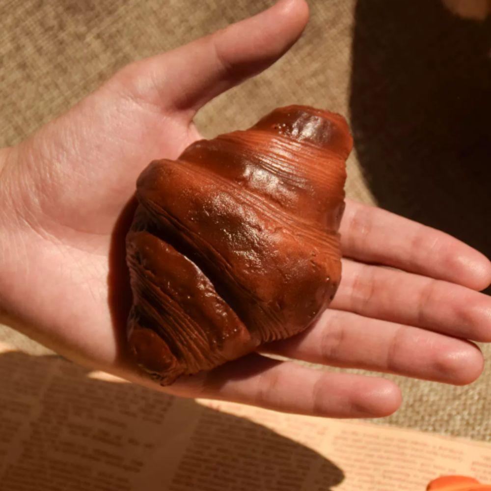 Slow Rising Croissant Squishy Toy Simulation Soft Rebound Toys Artificial Bread Fake  Kids Adults