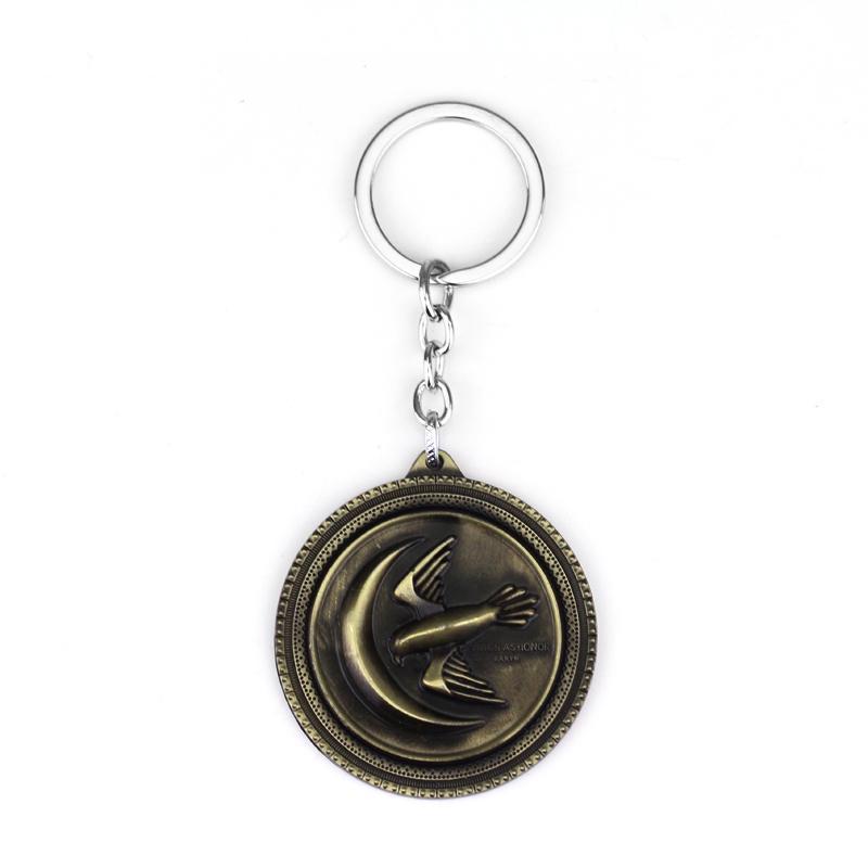 Classic Movie Dragon Shape Keychain Wolf Head Pendant Fashion Trend Bottle Opener Keyring for Fan Collectible Accessories