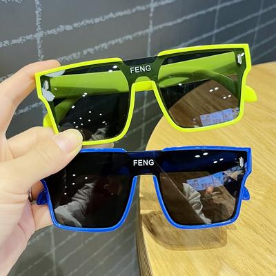 Modische Kinder Sonnenbrillen Kinder Marke Quadratische Sonnenbrillen Anti-UV Baby Sonnenschutz Brillen Mädchen Junge Sonnenbrille UV400