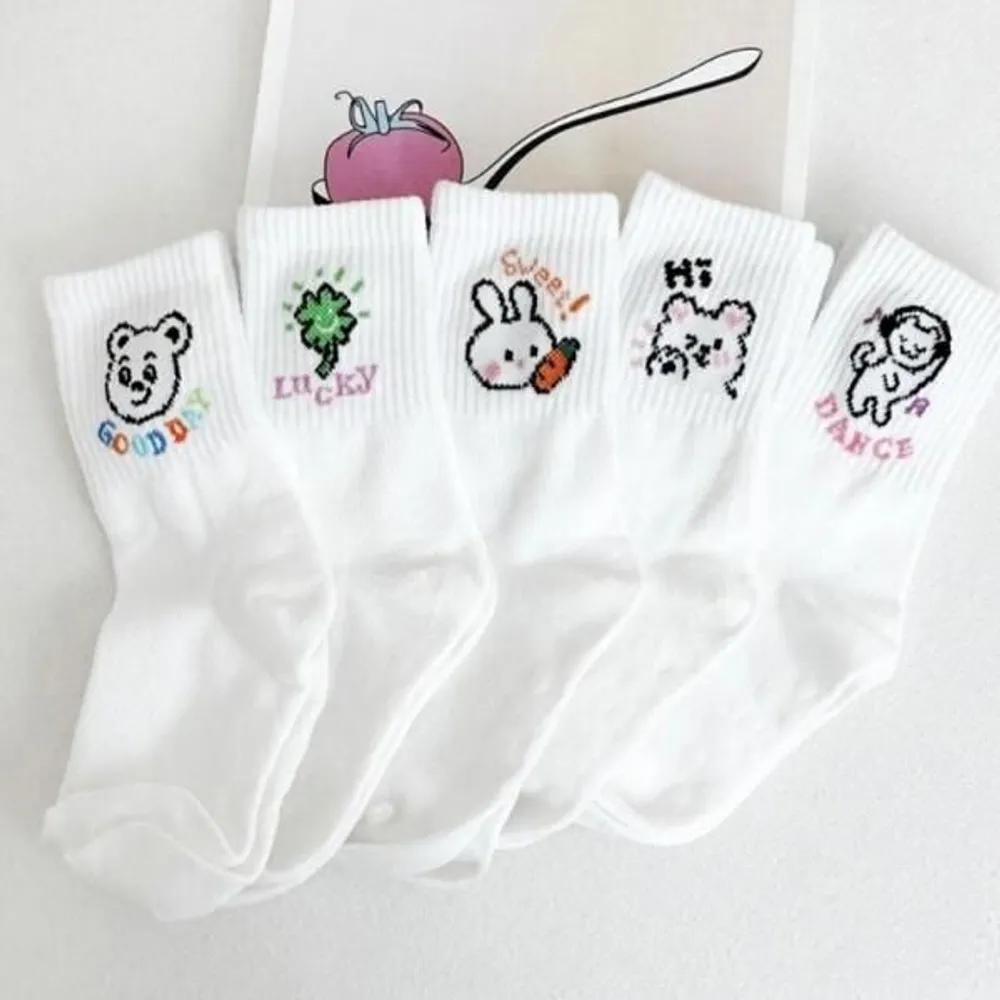 Irum Toddler & Kids J-Hairu 5-Pair Set Sports Cover Socks No. 3