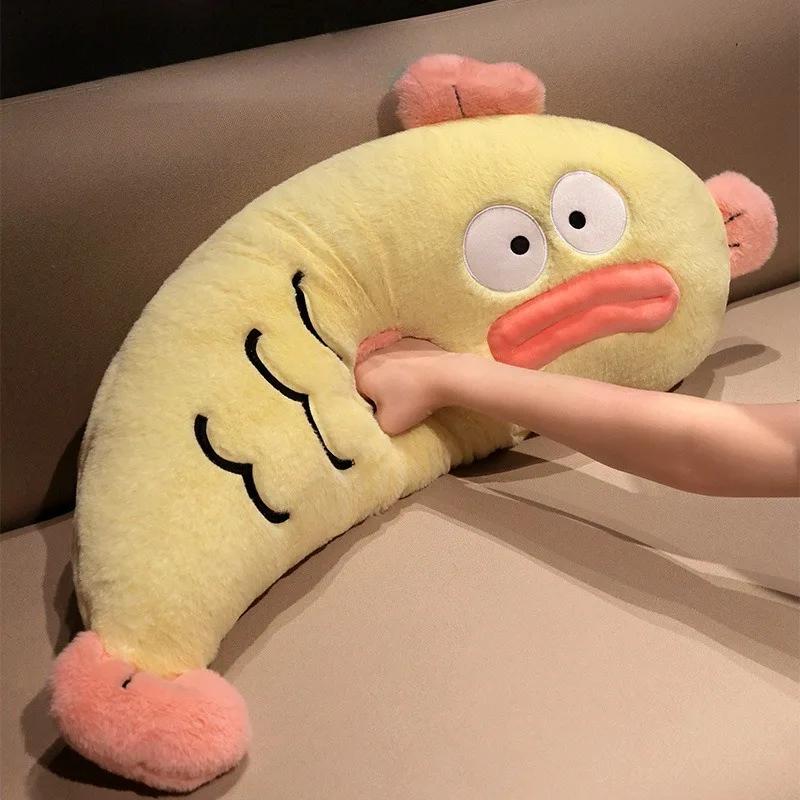 Hangyodon Pillow Cartoon Anime Character Accessories Soothing Doll Pillow Home Children Plush Doll Kawaii Gift