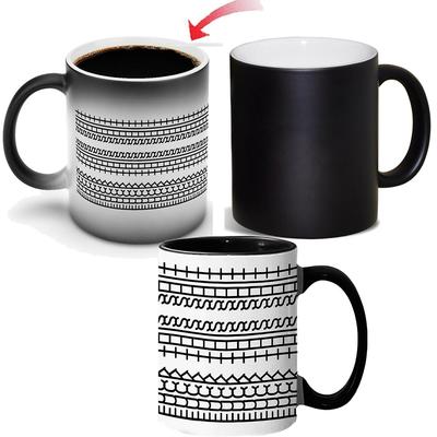 11oz Magické hrnky s textem skryté zprávy - Teplotně citlivý hrnek měnící barvu, Vtipné dárky kávový hrnek se skrytou zprávou