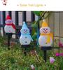 Christmas Snowman Solar Ground Lights for Outdoor Garden and Lawn Decoration