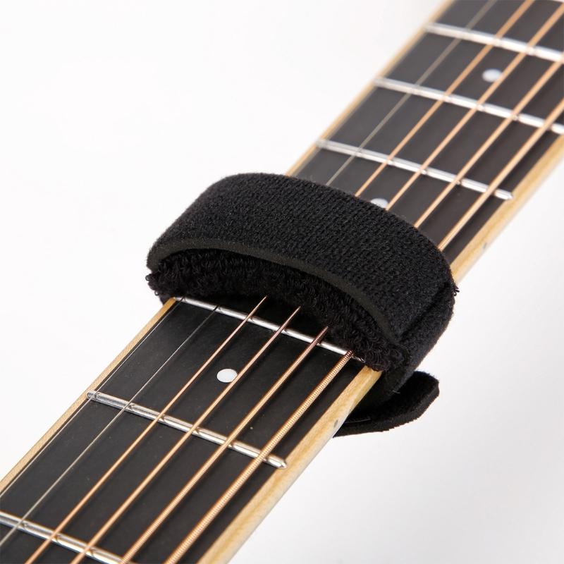 Electric Guitar Muting Strap Adjustable Length Strap Guitar Mute Band Fiber Guitar Dampener Guitar String Mute Dampener