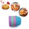 12 Pièces/set De Moules À Gâteaux En Silicone De Qualité Alimentaire, Godets À Muffins Ronds Multicolores, Moules À Gâteaux En Silicone De Cuisson