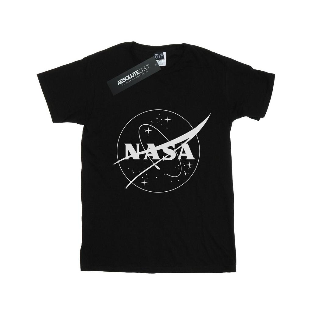 NASA Boys Classic Insignia Logo Monochrome T-Shirt