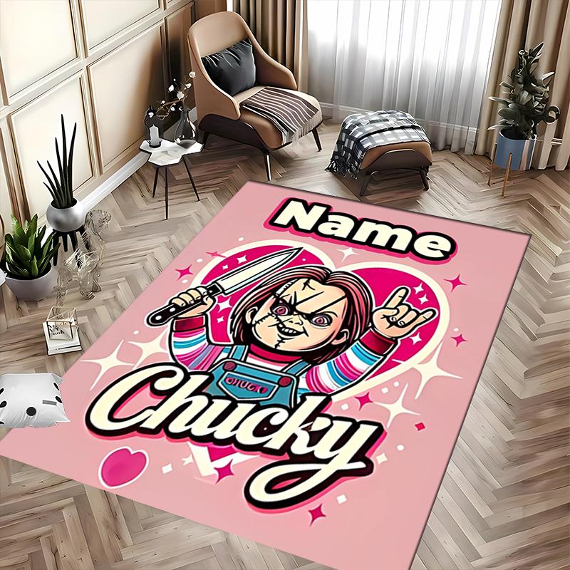 Custom personalization Chucky Area Rug - Perfect For Kitchen, Bathroom,Laundry Room Decor Large Size Available,Gift All Seasons