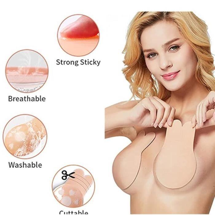 Self-adhesive Bra - Invisible - Push Up - Reusable - Comfortable - Wire-free