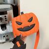 Halloweenowa dynia torba na ramię dla kobiet nowość torebka w kształcie dyni Halloween diabeł torba na ramię zabawna torebka na ramię ze sztucznej skóry urocze torby z kreskówek