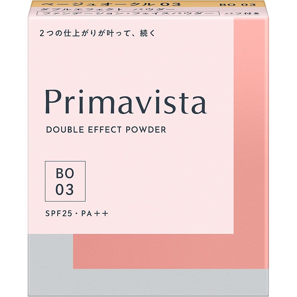 Primavista Double Effect Powder Foundation Beige Ocher 03 SPF 25 PA++ 1 Piece 10g