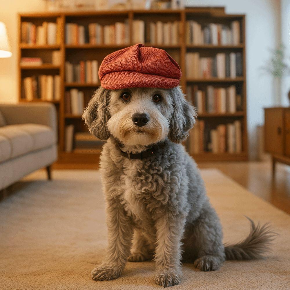 Universal Cat Gentleman's Hat Adjustable Pet Headwear Pet Beret Hat  Costume Party