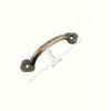 2pcs Bronze Cabinet Pulls Vintage Zinc Alloy Handles for Kitchen Cabinets Tool Shed Doors Rustic Home Hardware Drawer Handles