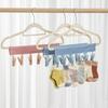 Travel Laundry Hanger Set for Underwear and Towels, 3 Pack Clothes Hangers for Small Space Bathroom Drying Use