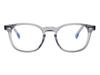 Alloaiweeo [Aloxrounz] Ar7002A C2 Vintage Frame Gray Translucent Horn-Rimmed Glasses