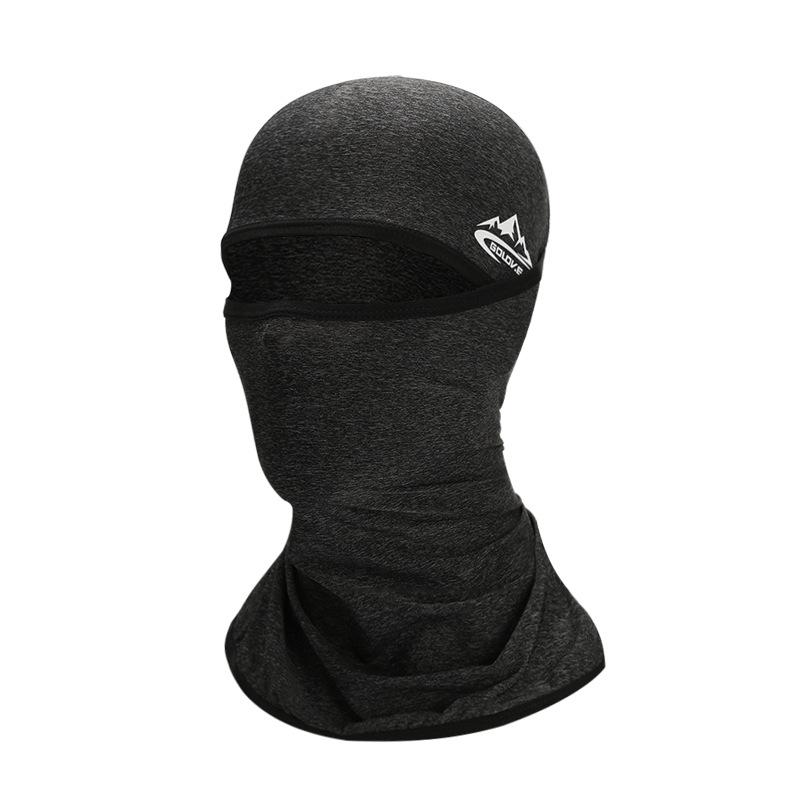 Leqi Men's Cycling Face Mask & Neck Gaiter: Breathable, Moisture-Wicking, Sweat-Absorbing Helmet Liner & Headscarf