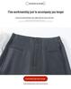 2026 Spring Women's Deep Gray High-Waisted Wide-Leg Drape Pants: Slimming, Versatile, Floor-Length Casual Style
