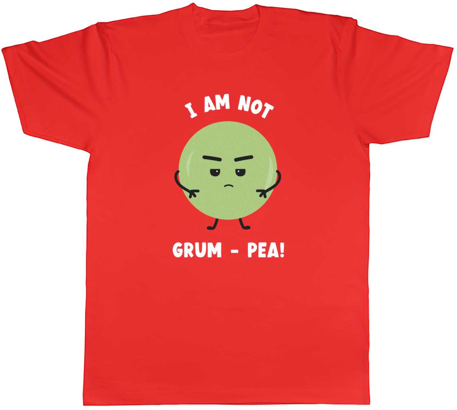 Funny Grumpy Unisexs TShirt I am not GrumPea Unisex Tee Gift S