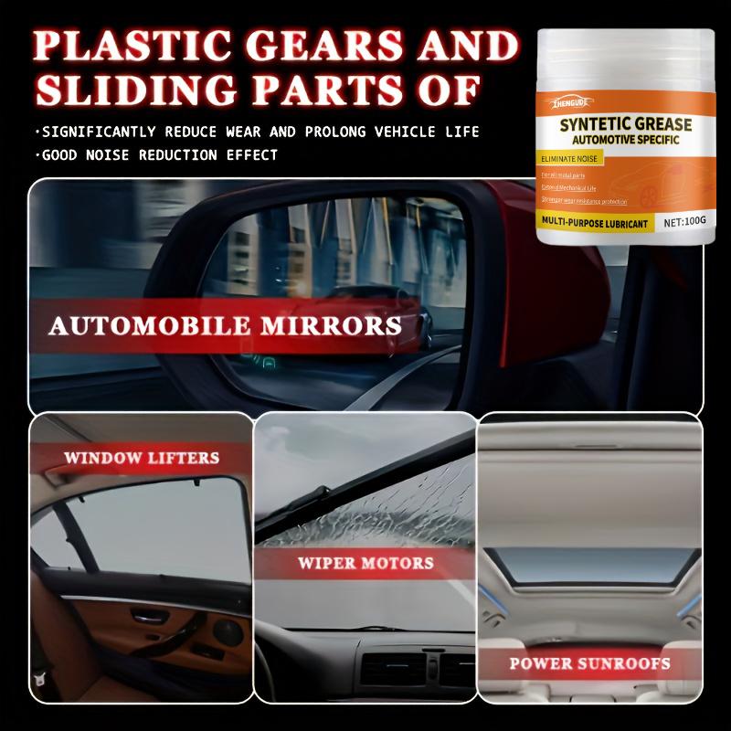 100g Multi-Purpose Synthetic Grease - Heavy-Duty Lubricant with Anti-Wear and Noise Reduction Properties, Suitable for Cars, Motorcycles, 