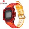 Resin Strap Bezel for Casio G-SHOCK DW-5600 GW-M5610 5600 GLS-5600 Men Transparent TPU Replace Watch Band Protective Case Kit