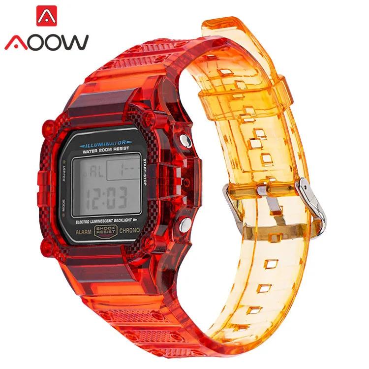 Resin Strap Bezel for Casio G-SHOCK DW-5600 GW-M5610 5600 GLS-5600 Men Transparent TPU Replace Watch Band Protective Case Kit