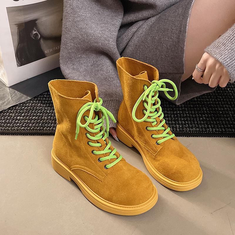 

Fashion European Platform Women s British Style 2025 New Summer Thin Breathable Booties Motorcycle Boots 35
