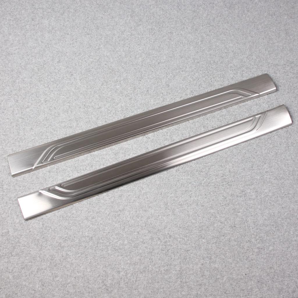 RUIQ Stainless Steel Interior Step Garnish for Honda Civic Designed for Honda Civic 2021 and Later (11th Generation) - Silver,