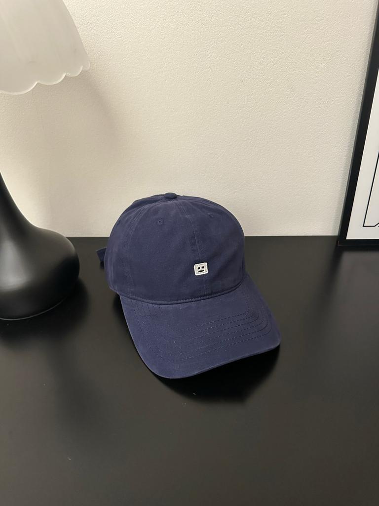 Casual Cotton Baseball Cap With Wide Brim Sun Protection For Outdoor Summer Wear