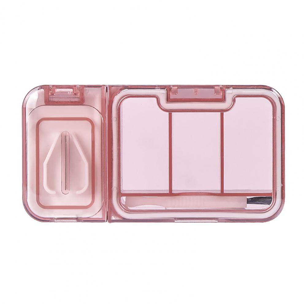 Storage Container Medicine Box Organizer Compact Portable Medicine Box with Pill Cutter Dustproof Divider Capacity 3-in-1 Tablet