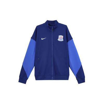 Dri-Fit Academy 25 Saison Shanghai Shenhua Schnelltrocknende Fleece-Fußballjacke Herrenjacke Space-Blau Campus-Königsblau Weiß HM5729-492