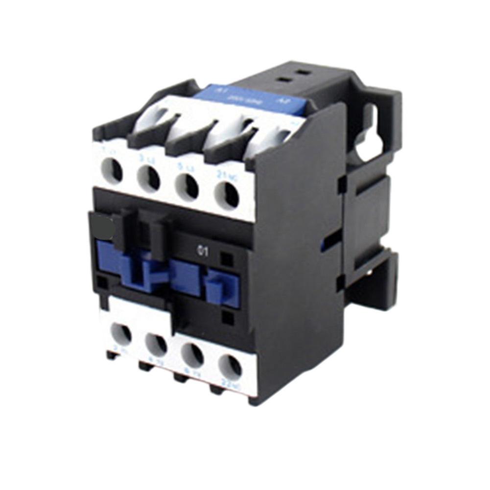 25A AC Contactor CJX2-2510 CJX2-2501 1P Design with AC220V AC380V Coil Voltage for For electromechanical Switching Applications