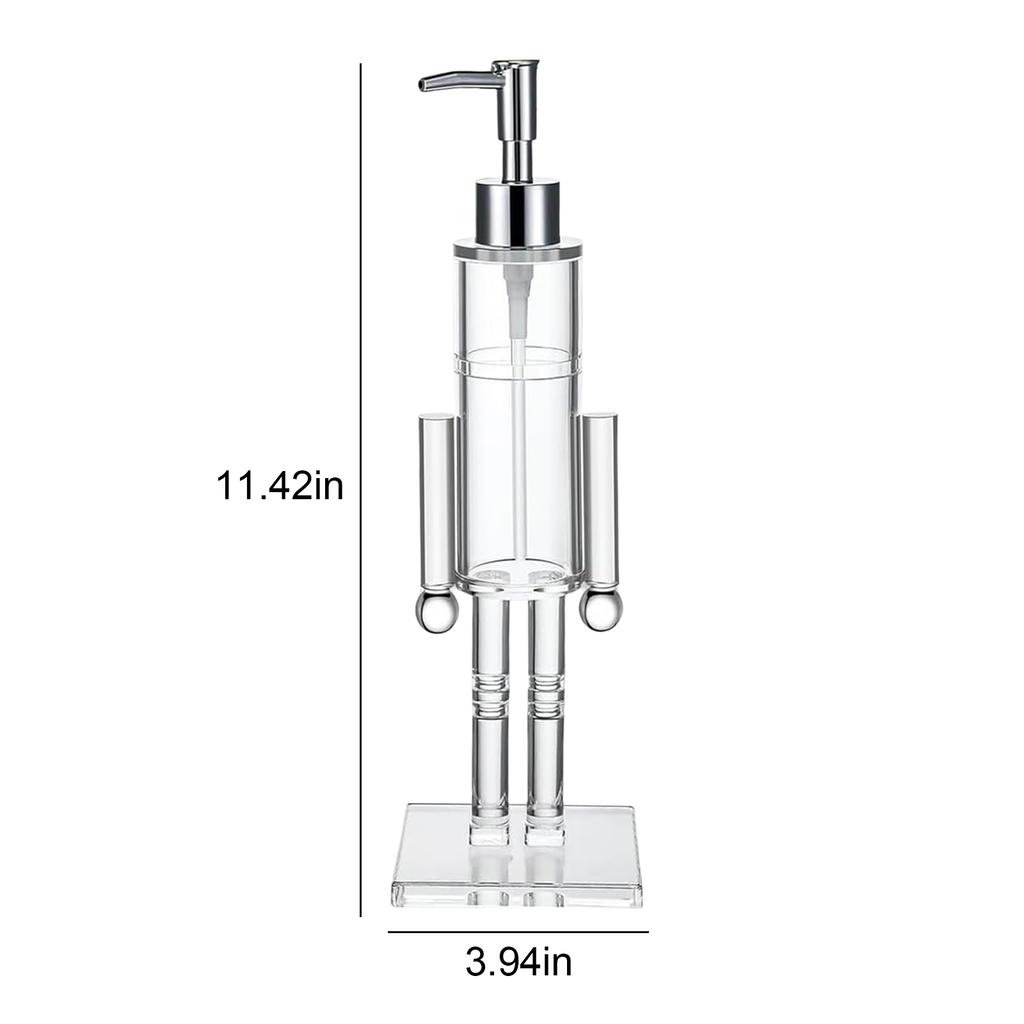 Christmas Hand Soap Dispenser Xmas Decorative Dish Soap Dispenser Liquid Soap Dispenser for Xmas Kitchen Bathroom Counters Decor