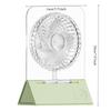 Mini 3000mah Portable Folding Fan Office 4 Speeds Quiet Desk Table Personal Fan Magnetic Base Fans USB