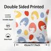 Easter Hot Cushion Cover Plush Fabric Soft DoubleSided Printed Sofa Warm Winter Home Child Gift Pillow Case