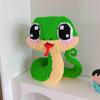 2025 Year of the Snake Educational Building Blocks Toy - Green Snake Puzzle for Boys and Girls, Cute Ornaments and Gifts