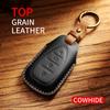 Genuine Leather Car Key Cover for Chevrolet Cruze, Malibu, Trax, Onix (21 Models)
