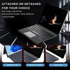 Tablet Keyboard & Black Wireless Bluetooth-compatible Protective Case Keyboard with Colorful Backlight Plastic