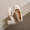 Summer women's shoes new Mary Jane shoes high heels versatile cheongsam light mouth single shoes
