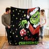 Flannel Blanket Christmas Blanket Personalized Blanket Digital Print Blanket